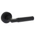 Serozzetta by Carlisle Brass Belas Latch Door Handle on Rose Ultimate Door Kit - Matt Black