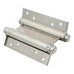 Double Action Self Closing Spring Hinge - 153mm Length - Polished Stainless Steel - Pair