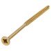 SPAX Yellox Pozi Countersunk Wood Screws - 5.0 x 100mm - Yellow Zinc - Pack of 100 SPAX Yellox Pozi Countersunk Wood Screws - 5.0 x 100mm - Yellow Zinc - Pack of 100