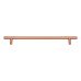 Exel 12mm T-Bar Cabinet Pull Handle - 224mm Centres - Bright Copper