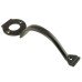 GateMate Escutcheon Handle for Long Throw Gate Lock - 200mm Length - Epoxy Black