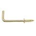 Dresser Hook - 25mm Length - Electro Brass - Pack of 10
