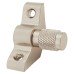 Exel Stair Rod with Knurled Finials - 900mm Length - Satin Nickel