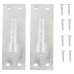 Heavy Duty Hook On Plate - 19mm Pin - Galvanised - Pair