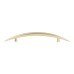 Exel Kiss 2 Curved T-Bar Cabinet Pull Handle - 128mm Centres - Satin Brass