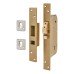 UNION 3M50 5 Detainer High Security Hook Bolt Deadlock - 70mm Case - 43mm Backset - Polished Brass UNION 3M50 5 Detainer High Security Hook Bolt Deadlock - 70mm Case - 43mm Backset - Polished Brass