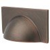 Crofts & Assinder Monmouth Cabinet Cup Handle - 64mm Centres - American Copper