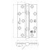 Eclipse Thrust Bearing Grade 14 Butt Fire Door Hinge - 127 x 76 x 3mm - Satin Stainless - Pair Eclipse Thrust Bearing Grade 14 Butt Fire Door Hinge - 127 x 76 x 3mm - Satin Stainless - Pair