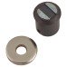 Exel Round Tap-in Magnetic Catch - 13 x 9mm - Brown