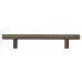 Exel 12mm T-Bar Cabinet Pull Handle - 128mm Centres - Brushed Pewter Effect