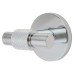 Hampstead Knurled Single Coat Hook - 55 x 52mm - Polished Chrome