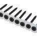 Reisser Collated Coarse Thread Drywall Screws - 4.8 x 75mm - Black Phosphate - Pack of 1000