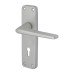 Exel Satin Aluminium Keyhole Lock Door Handle - Lynx Range - 154 x 40mm Exel Satin Aluminium Keyhole Lock Door Handle - Lynx Range - 154 x 40mm