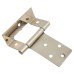 Cranked Type 1 Flush Cabinet Hinge - 51 x 16 x 1mm - Nickel Plated - Pack of 5 Pairs