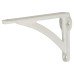 Olde Forge Curved Shelf Bracket - 111 x 78mm - White