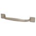 Crofts & Assinder Georgia 24mm D-Bar Cabinet Pull Handle - 128mm Centres - Brushed Nickel