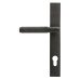 From The Anvil Brompton uPVC Slimline Knurled Multipoint Door Handle - 92mm c/c - Aged Bronze