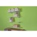 Exel Twin Slot Shelf Wall Upright - 500mm Length - White