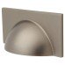 Crofts & Assinder Monmouth Square Cabinet Cup Handle - 64mm Centres - Brushed Iron