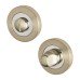 Excel Bathroom Turn & Release - 52mm Diameter - Satin Nickel/Polished Chrome