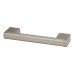 Exel 14mm D-Bar Cabinet Pull Handle - 96mm Centres - Brushed Nickel