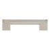 Exel 14mm D-Bar Cabinet Pull Handle - 96mm Centres - Brushed Nickel