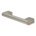 Exel 14mm D-Bar Cabinet Pull Handle - 96mm Centres - Brushed Nickel