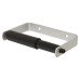 Contract Toilet Roll Holder - 19 x 132 x 83mm - Plastic Roller - Satin Anodised Aluminium