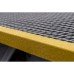 Blue Diamond Heavy Duty Anti Slip Stair Nosing Strip - 3000 x 70 x 30mm - Yellow