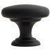 Crofts & Assinder Monmouth Round Cabinet Knob - 38mm Diameter - Matt Black