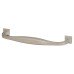 Crofts & Assinder Corbusier 14mm D-Bar Cabinet Pull Handle - 128mm Centres - Brushed Nickel