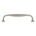 Crofts & Assinder Corbusier 14mm D-Bar Cabinet Pull Handle - 128mm Centres - Brushed Nickel