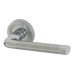 Hampstead Polished/Satin Chrome Door Handles on Round Rose - Belmonte Range 