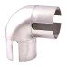 Rothley 40mm Handrail System - 90° Elbow Joint - Brushed Nickel