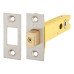 Exel 5mm Tubular Bathroom Deadbolt - 102mm Case - 82mm Backset - Square - Satin Stainless Steel