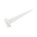 Medium Duty Gate/Door Tee Hinge - 300 x 25mm - White - Pair
