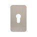 Exel Jumbo Adhesive Fixing Escutcheon - 100 x 60mm - Euro - Satin Stainless Steel