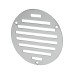 Exel Circular Slotted Vent - 102 x 102mm - 1125mm² Free Air Flow - Satin Aluminium