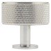 Carlisle Brass Knurled Radio Round Cabinet Knob - 35mm Diameter - Polished Chrome