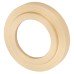 Burlington BUR30 Satin Brass Door Handles on Round Stepped Rose - Westminster Range 
