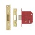 ERA Fortress BS3621:2017 5 Lever Deadlock - 79mm Case - 56mm Backset - Polished Brass