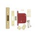 ERA Fortress BS3621:2017 5 Lever Deadlock - 79mm Case - 56mm Backset - Polished Brass