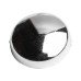 Plastic Screw Dome - 15mm Diameter - Chrome Plated