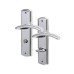 Heritage Brass by M Marcus Polished Chrome Bathroom Door Handle - Centaur Range - 189 x 48mm