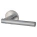 Jigtech Eden Latch Door Handle on Rose Kit - Passage - Satin Chrome