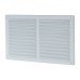 Louvre Vent with Flyscreen - 271 x 171mm - 13300mm² Free Air Flow - White Plastic