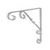Exel Ornamental Scroll Shelf Bracket - 195 x 195mm - White