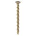 TIMCO Solo Chippy Pozi Countersunk Wood Screws - 4.0 x 50mm - Yellow Zinc - Pack of 1000