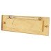 Letter Plate - 306 x 100mm - Satin Brass