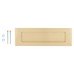 Letter Plate - 306 x 100mm - Satin Brass